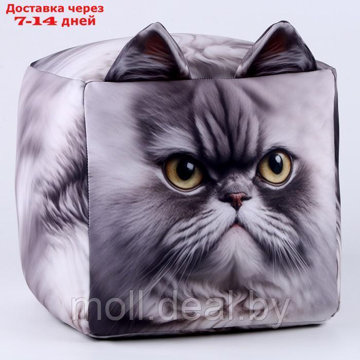 Антистресс кубы "кот", серый, угрюмый - фото 2 - id-p216656205