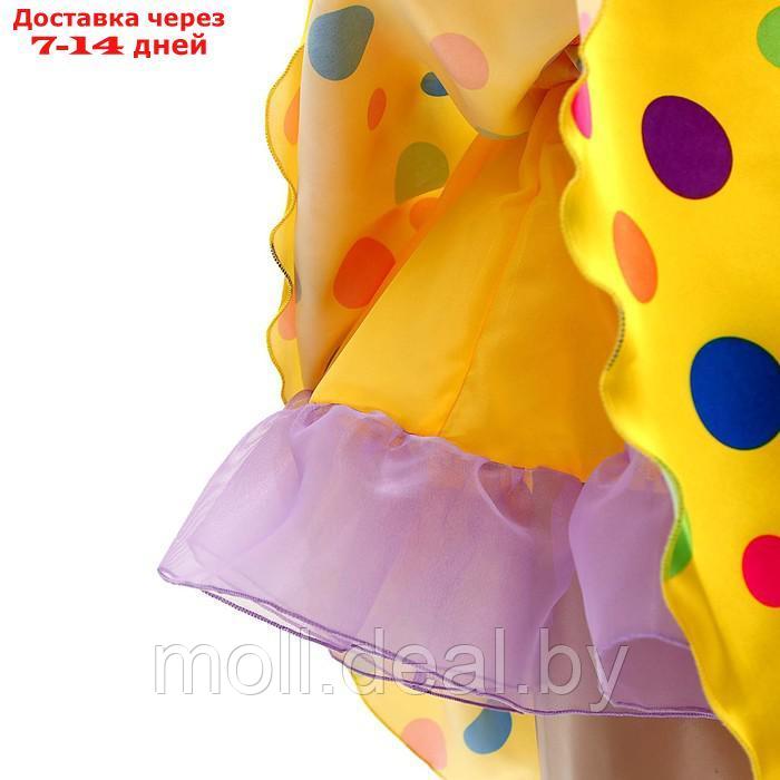 Карнавальный костюм Стиляги8"платье желтое в крупный горох,повязкар-р 36 рост140 - фото 3 - id-p216656226