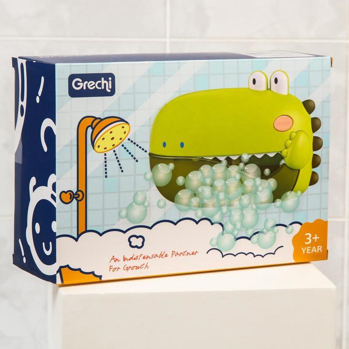 Игрушка для игры в ванне «Крокодил», пузыри - фото 5 - id-p216684105