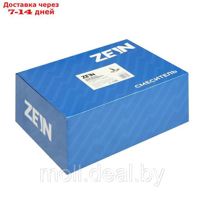 Смеситель для раковины ZEIN Z2736, кран-букса латунь 1/2", с подводкой, хром - фото 7 - id-p216655281