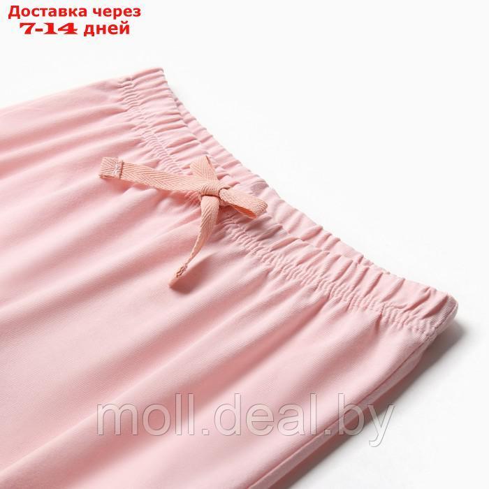 Пижама для девочки (кофта и брюки) MINAKU, цвет белый/розовый, рост 146 см - фото 2 - id-p216656303
