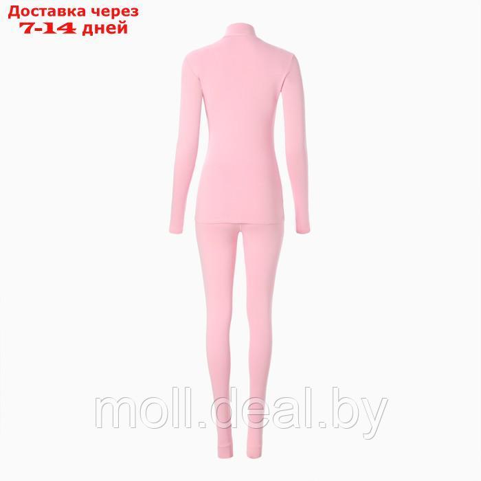 Термобельё женское (лонгслив, лосины) MINAKU цвет светло-розовый, размер 50 - фото 7 - id-p216655371