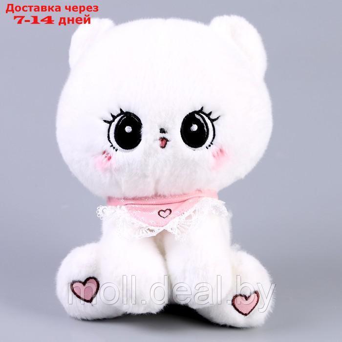 Мягкая игрушка "Котик", 23 см, цвет белый - фото 3 - id-p216656325