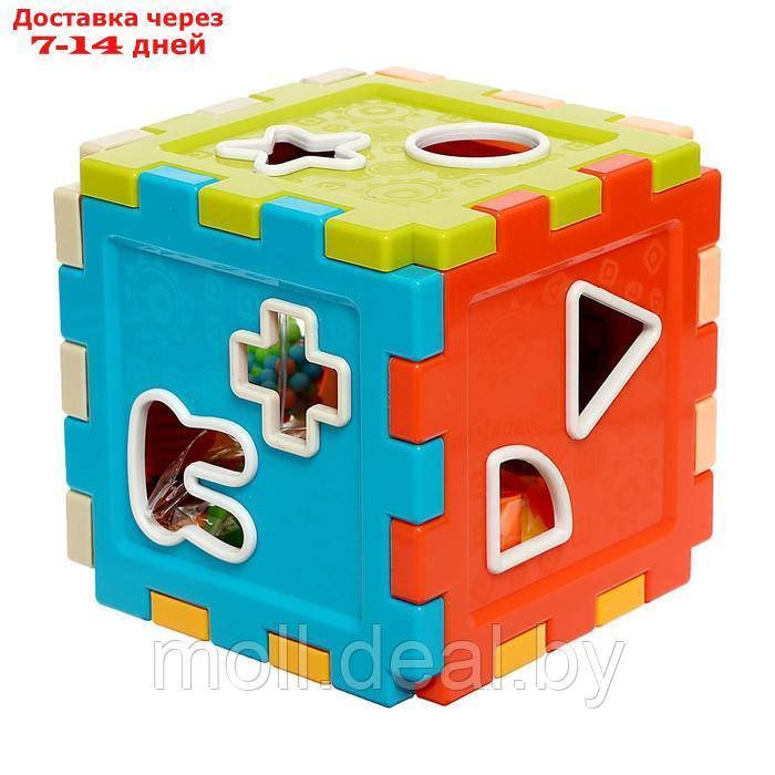 Сортер куб "Телефончик", 8 фигур, световые и звуковые эффекты - фото 3 - id-p216656330