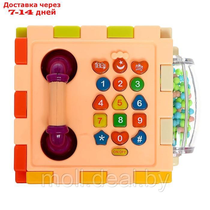 Сортер куб "Телефончик", 8 фигур, световые и звуковые эффекты - фото 5 - id-p216656330