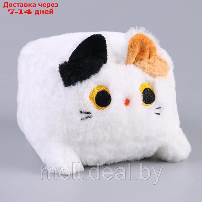 Мягкая игрушка "Котик-кубик", 18 см, цвет белый - фото 4 - id-p216656335