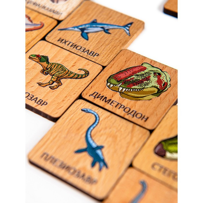 Мемори «Динозавры», в картонной коробочке - фото 3 - id-p216679222