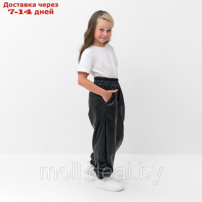 Брюки для девочки KAFTAN р. 32 (110-116 см), черный - фото 3 - id-p216656409