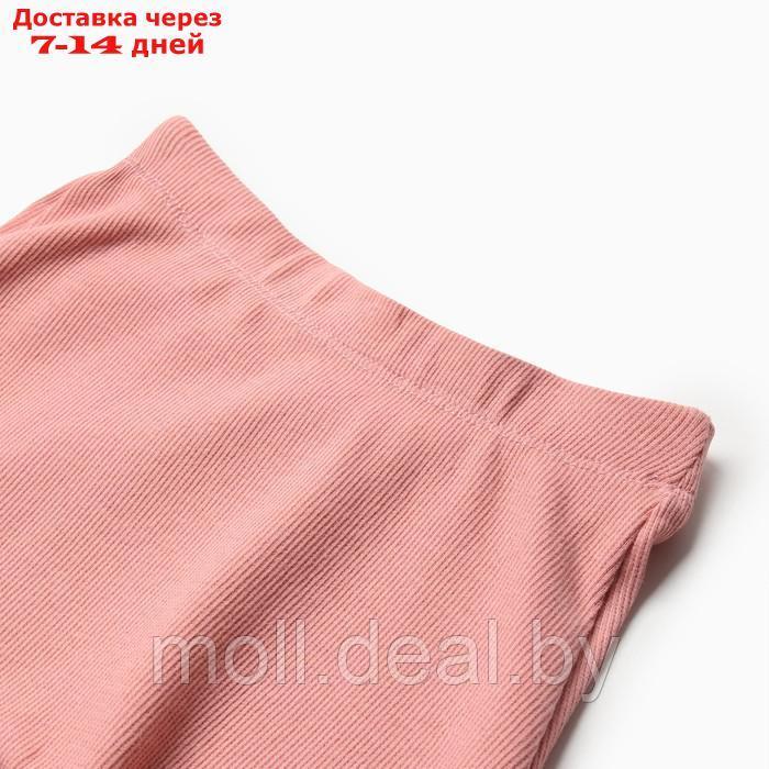 Комплект детский (кофта и штаны) MINAKU, цвет пыльно-розовый, рост 104 см - фото 2 - id-p216655481