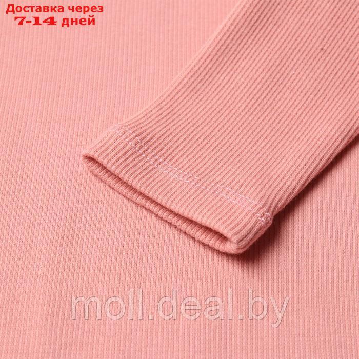 Комплект детский (кофта и штаны) MINAKU, цвет пыльно-розовый, рост 104 см - фото 8 - id-p216655481
