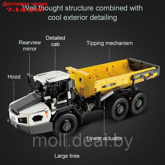 Конструктор р/у "Строительный грузовик", 3067 деталей, масштаб 1:17 (размер 63,2*19,7*21) - фото 4 - id-p216656497