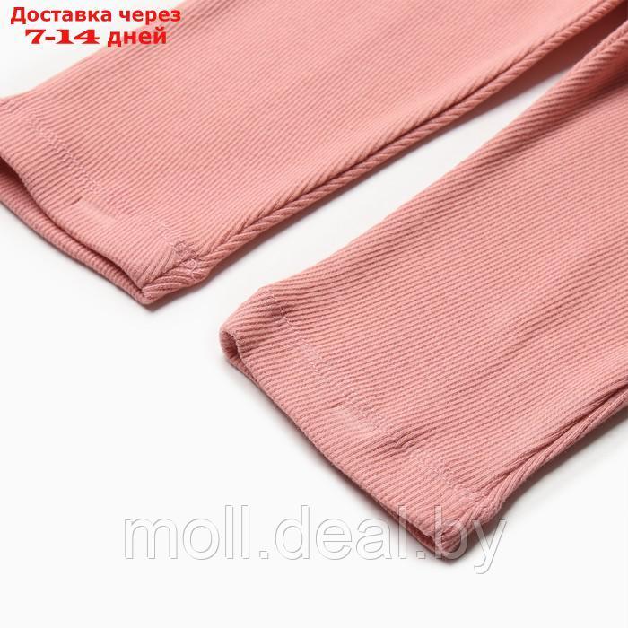 Комплект детский (кофта и штаны) MINAKU, цвет пыльно-розовый, рост 86-92 см - фото 2 - id-p216655527