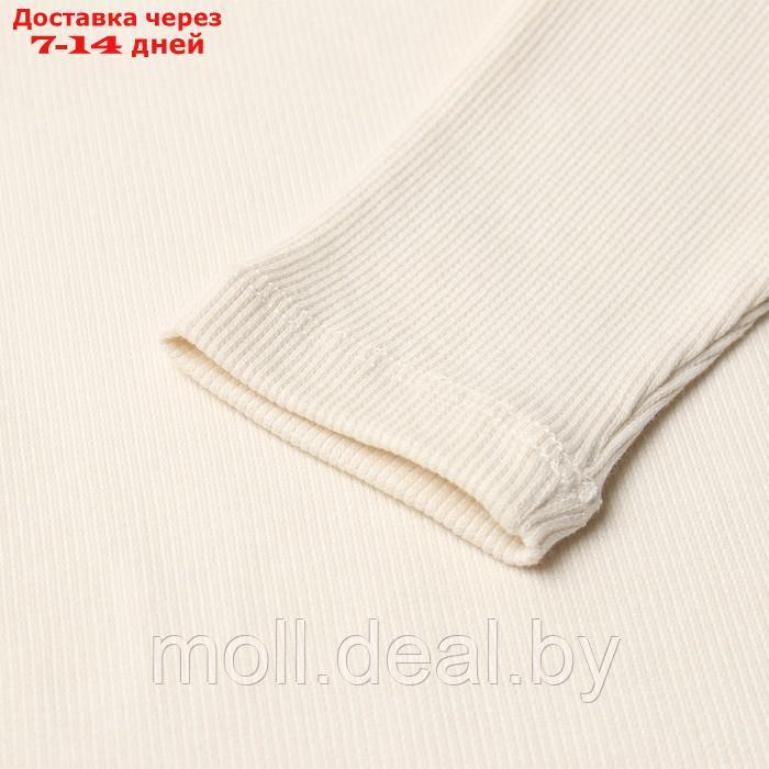 Комплект детский (кофта и штаны) MINAKU, цвет молочный, рост 74-80 см - фото 8 - id-p216655528