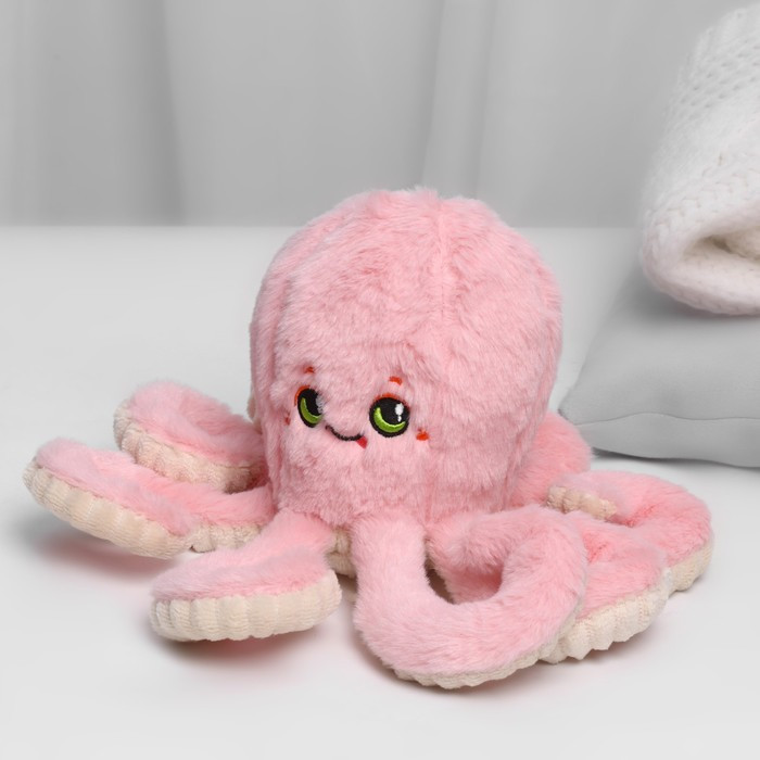 Мягкая игрушка «Осьминог», цвет розовый - фото 3 - id-p199290208