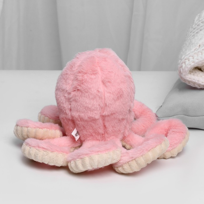 Мягкая игрушка «Осьминог», цвет розовый - фото 4 - id-p199290208