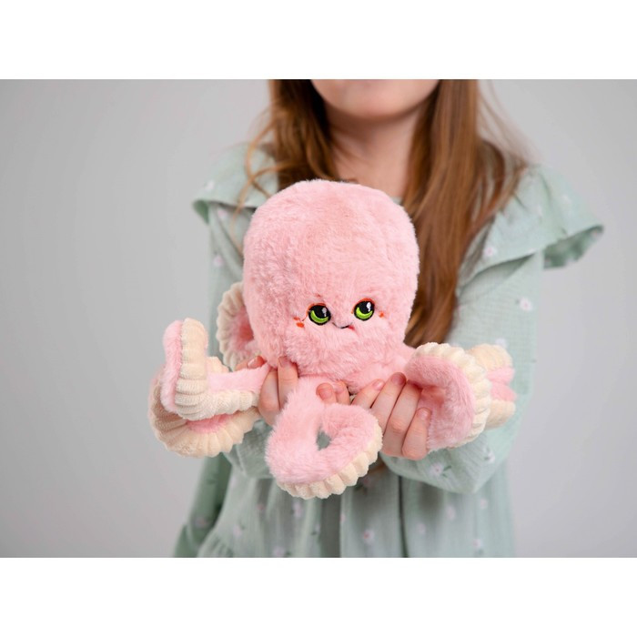 Мягкая игрушка «Осьминог», цвет розовый - фото 5 - id-p199290208