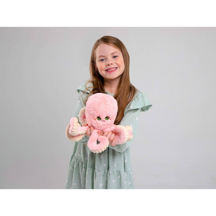 Мягкая игрушка «Осьминог», цвет розовый - фото 6 - id-p199290208
