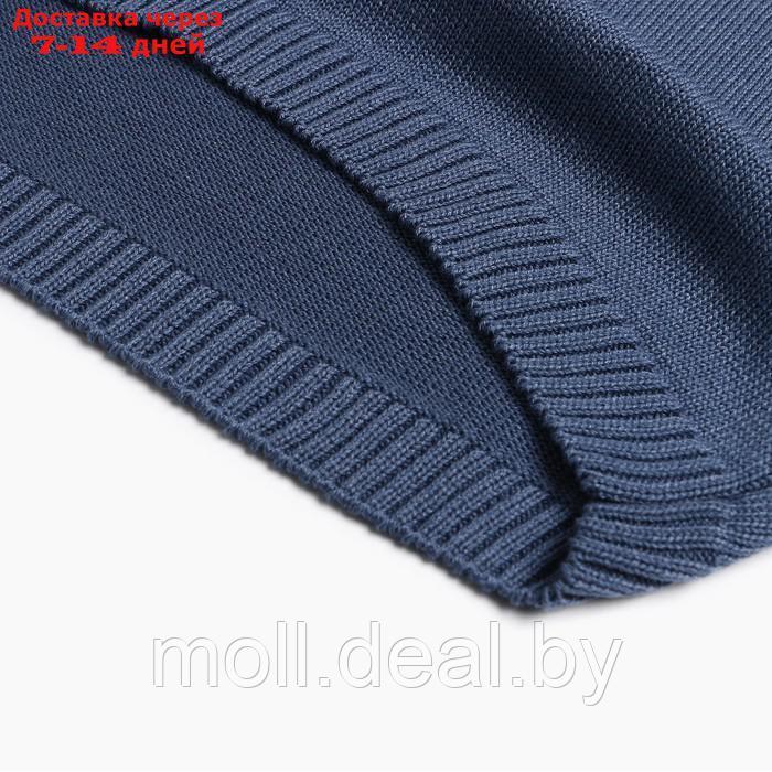 Костюм вязаный детский (Свитер и брюки) MINAKU, цвет синий, рост 116 см - фото 2 - id-p216655546
