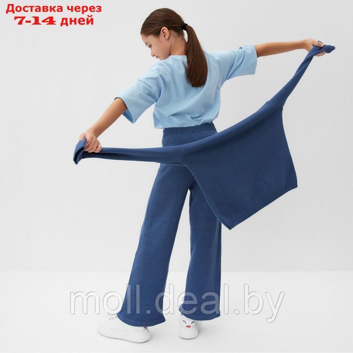 Костюм вязаный детский (Свитер и брюки) MINAKU, цвет синий, рост 98 см - фото 7 - id-p216655560