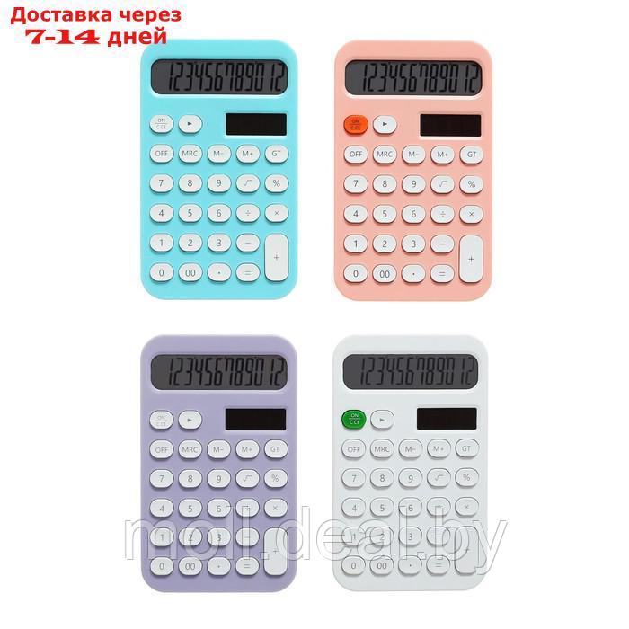 Калькулятор настольный 12-разрядный КК-968, двойное питание