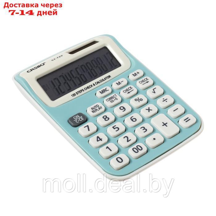 Калькулятор настольный 12-разрядный CT-72V, двойное питание - фото 2 - id-p216654683