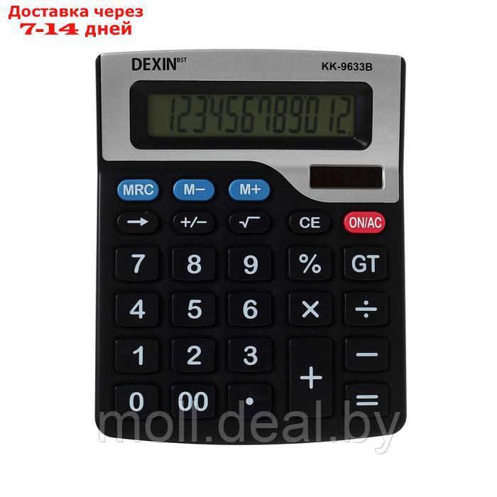 Калькулятор настольный 12-разрядный КК-9633В, двойное питание