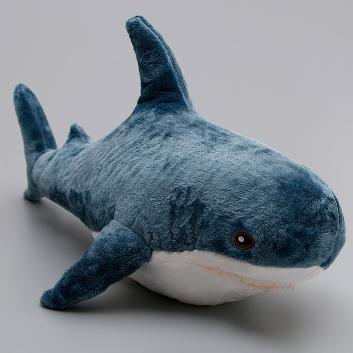 Мягкая игрушка «Акула», 60 см, цвет синий - фото 1 - id-p216665726