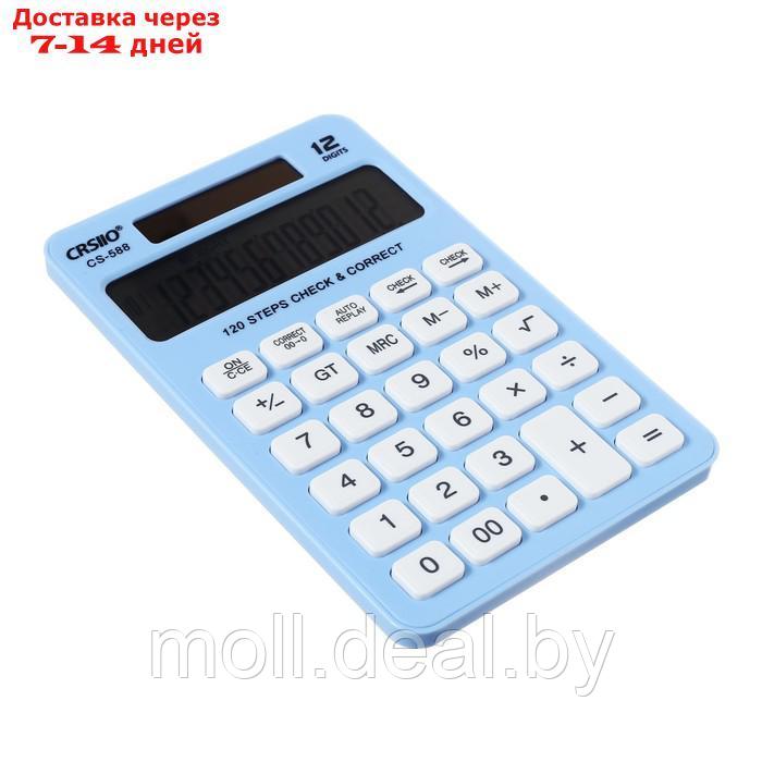 Калькулятор настольный 12-разрядный CT-133, двойное питание, МИКС - фото 3 - id-p216654705