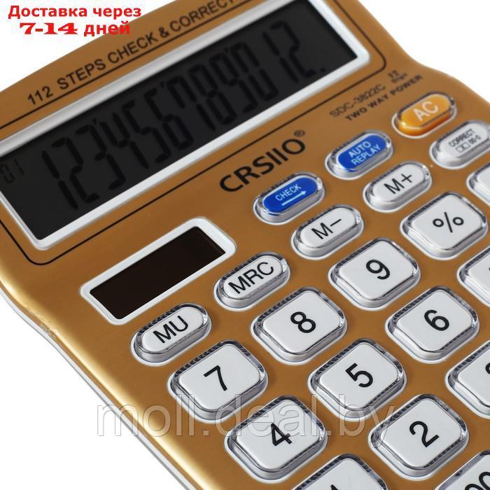 Калькулятор настольный 12-разрядный SDC-3822C, двойное питание, МИКС - фото 3 - id-p216654726