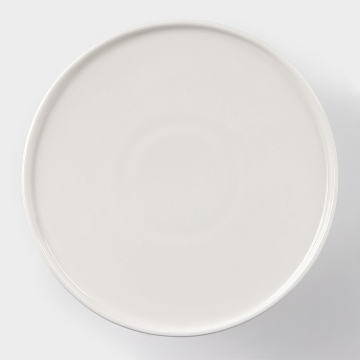 Подставка для десертов фарфоровая Доляна «Глория», d=16,5 см, цвет белый - фото 2 - id-p216689695