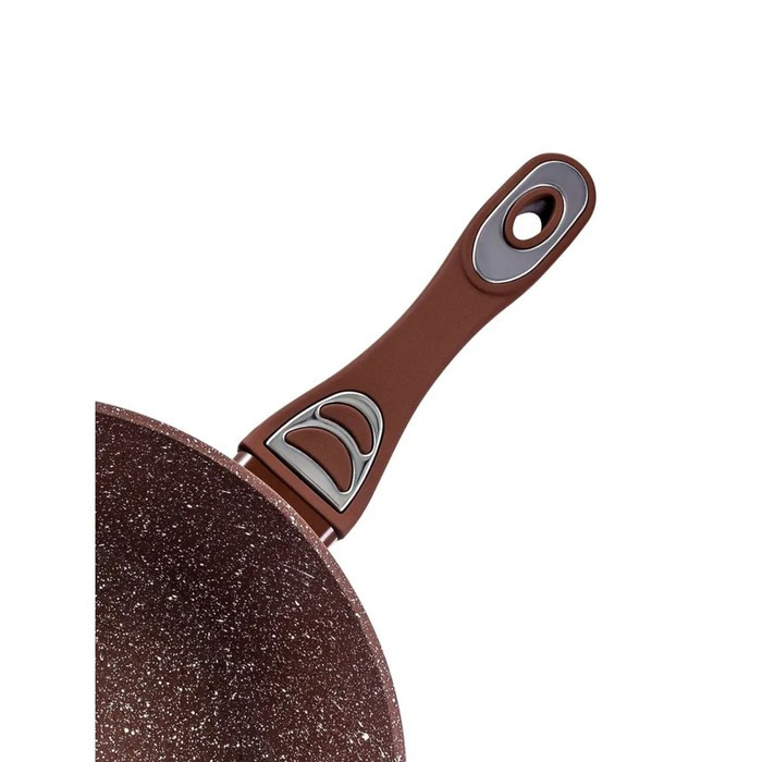 Сковорода BK-7845, d=26 см глубокая, ручка Soft touch, чёрный шоколад - фото 6 - id-p216687101