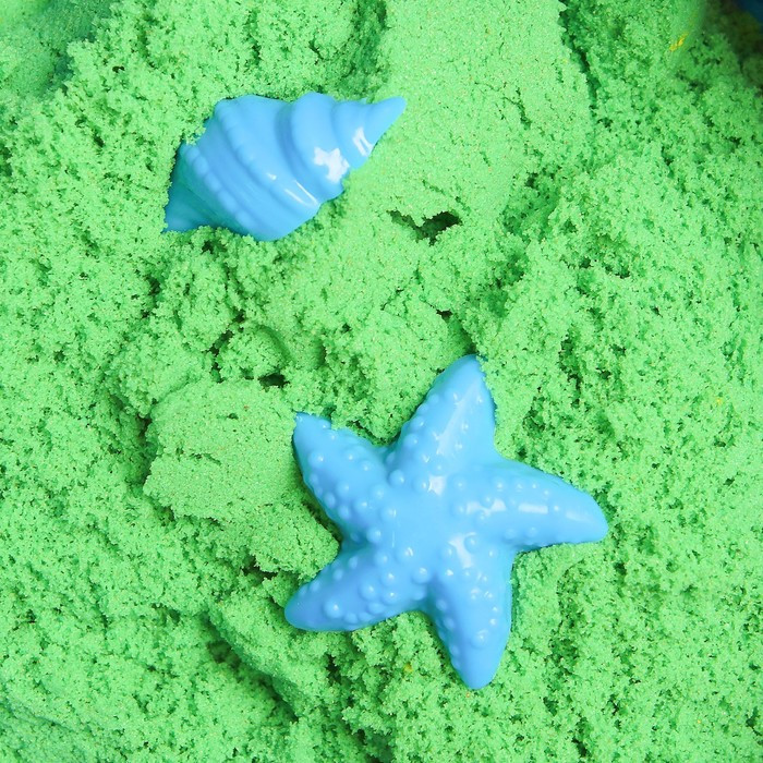 Космический песок зелёный, 2 кг - фото 3 - id-p216711026