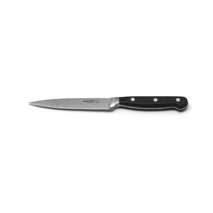Нож кухонный Atlantis, цвет чёрный, 12 см - фото 1 - id-p216712577