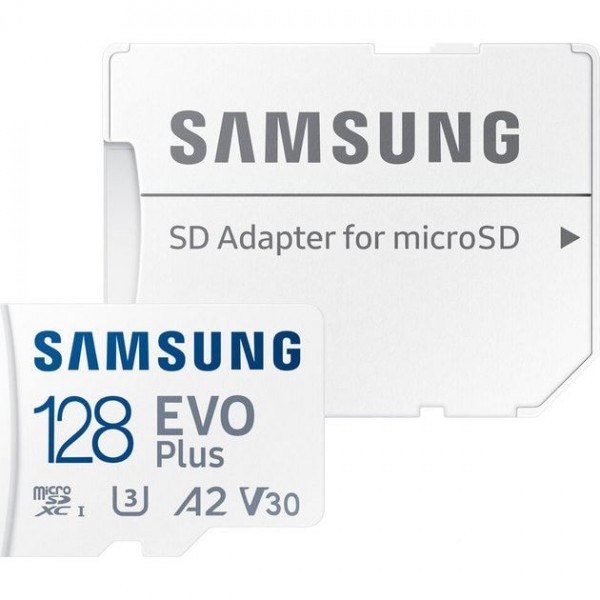 Карта памяти Samsung EVO PLUS microSDXC 128Gb UHS-I U3 130MB/s (R) - фото 1 - id-p216380774