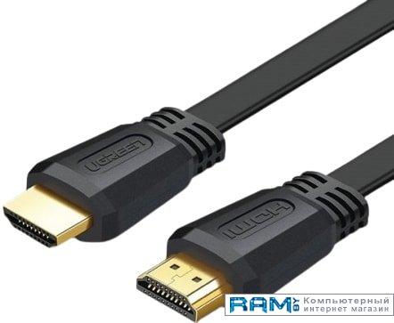 Кабель Ugreen ED015 HDMI - HDMI (2 м, черный) - фото 1 - id-p216717896