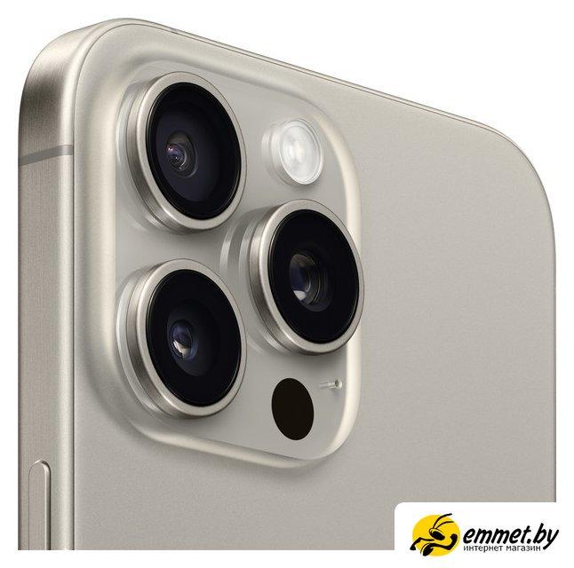 Смартфон Apple iPhone 15 Pro Max 256GB (природный титан) - фото 4 - id-p216718320