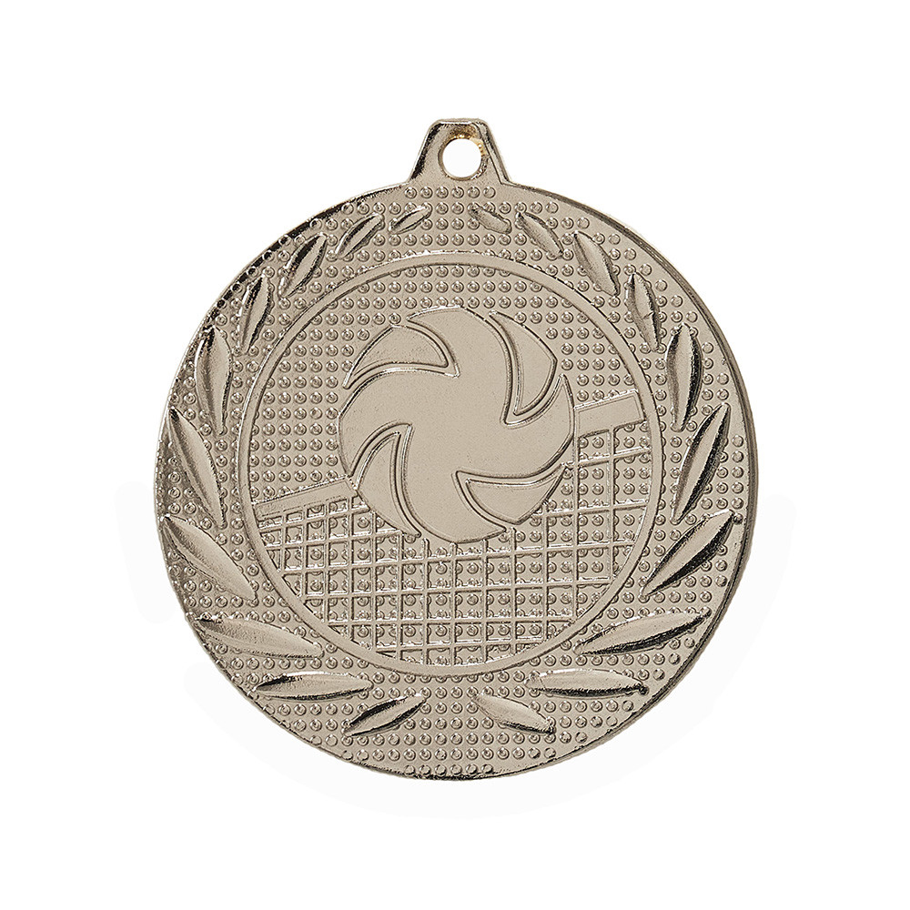 Медаль "Волейбол " 2-е место , 50 мм , без ленточки , арт.515 Серебро - фото 1 - id-p216719268