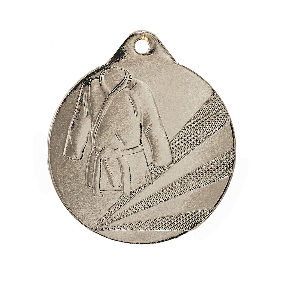 Медаль "Карате " 2-е  место ,  50 мм , без ленточки , арт.516 Серебро