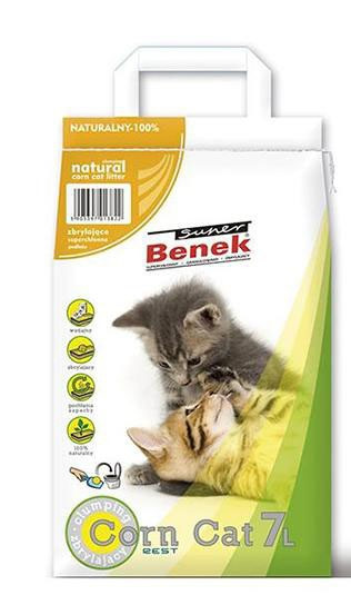 Комкующийся наполнитель SB кукурузный, Corn Cat, 8,8 кг (14л) Benek, - фото 1 - id-p216719564