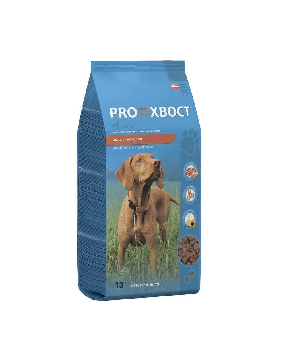 Сухой корм ProХвост для собак (Мясное ассорти), 2,5 кг - фото 1 - id-p216719590