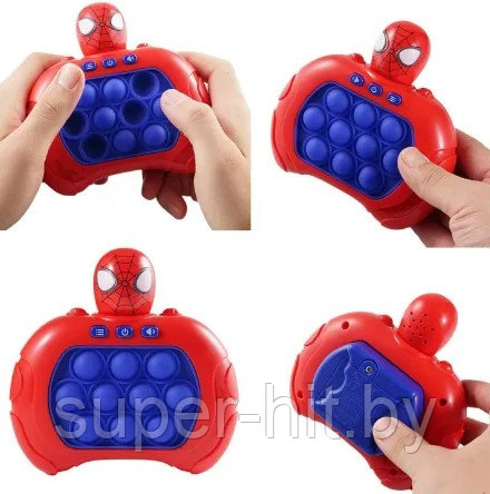Электронный поп ит Spider-man / Антистресс игрушка для детей и взрослых - фото 5 - id-p216719441