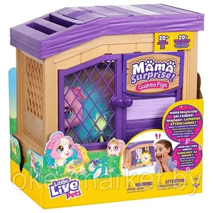 Интерактивная игрушка Little Live Pets Семья радужных морских свинок 26516, фото 2