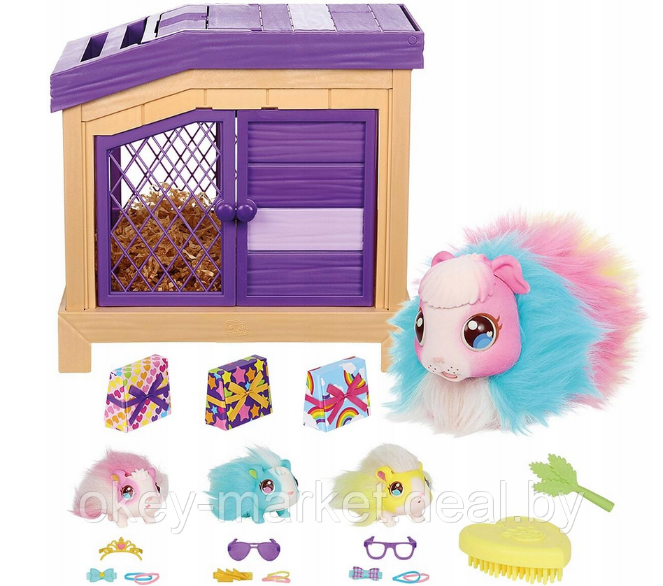 Набор игровой Little Live Pets Интерактивные морские свинки Mama Surprise 26516 - фото 6 - id-p216720136