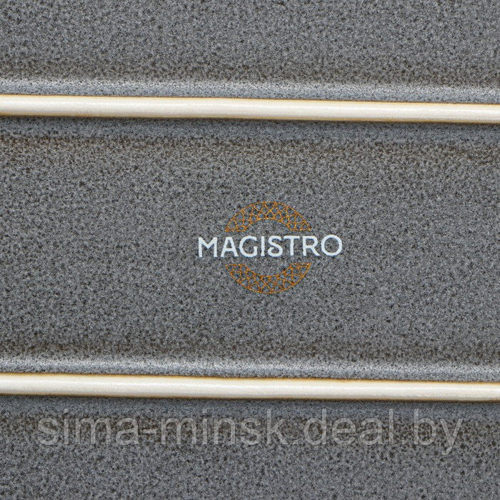 Блюдо фарфоровое овальное Magistro Urban, 450 мл, 24×13,7×2,7 см, цвет серый - фото 7 - id-p216673743
