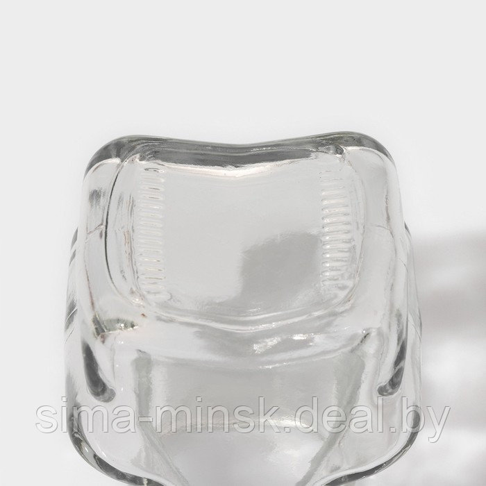 Набор стеклянных баночек для сыпучих продуктов с пробковой крышкой Доляна «Парфе. Облачко», 100 мл, 6,5×5×7,5 - фото 6 - id-p210194134