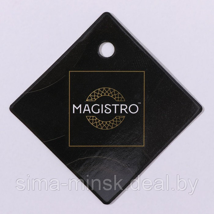 Тёрка Magistro Gate, 4 грани, 10,5×8,5×25,5 см, цвет серый - фото 4 - id-p192221899