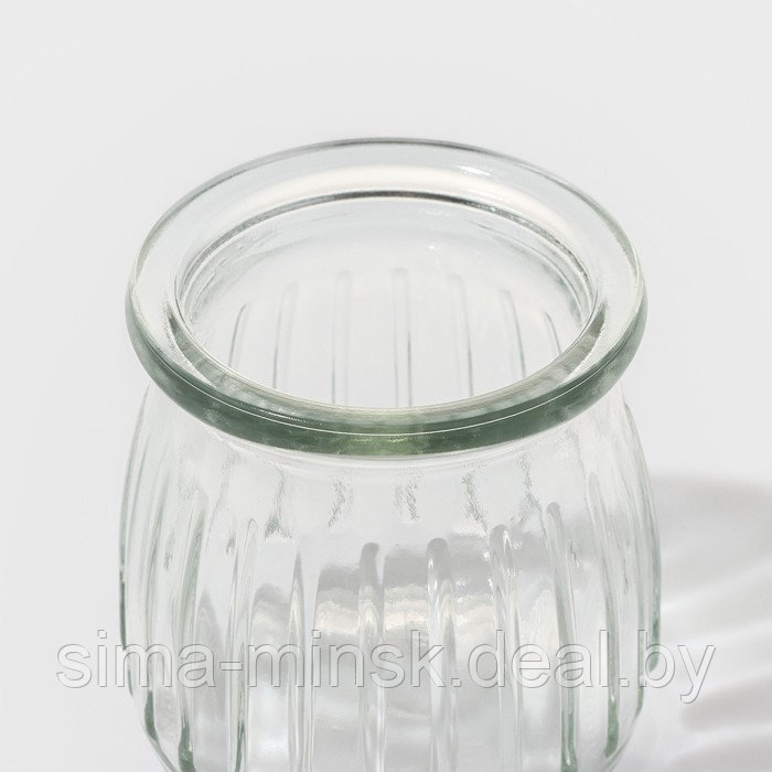 Набор баночек стеклянных для специй с пробковой крышкой Доляна «Парфе», 200 мл, 7,4×8 см, 12 шт - фото 5 - id-p215501741