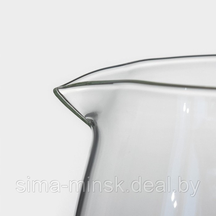 Чайник стеклянный заварочный со стеклянным ситом и крышкой Доляна «Бохо», 750 мл, 15×11×14 см - фото 3 - id-p215500745