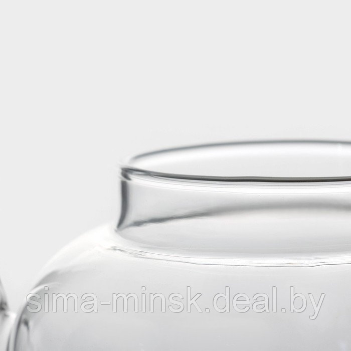 Чайник стеклянный заварочный с металлическим ситом Доляна «Калиопа», 600 мл - фото 4 - id-p215500744