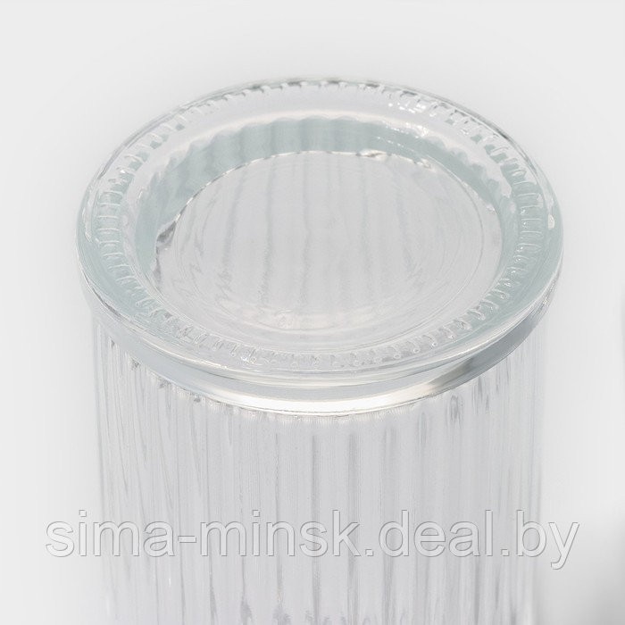 Набор стеклянных баночек для сыпучих продуктов с пробковой крышкой Доляна «Парфе. Афина», 90 мл, 5,4×9,7 см, - фото 6 - id-p215501743